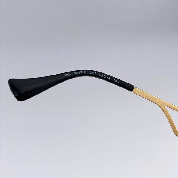 Versace VE3327U GB1 BRAND NEW Eyeglasses Black Gold Frame Logo Square Women - Picture 8 of 11